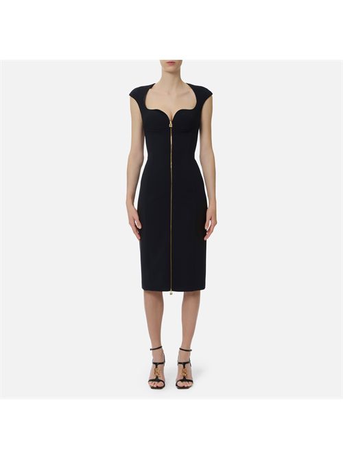 Dress woman black ELISABETTA FRANCHI | AB90061E2/110